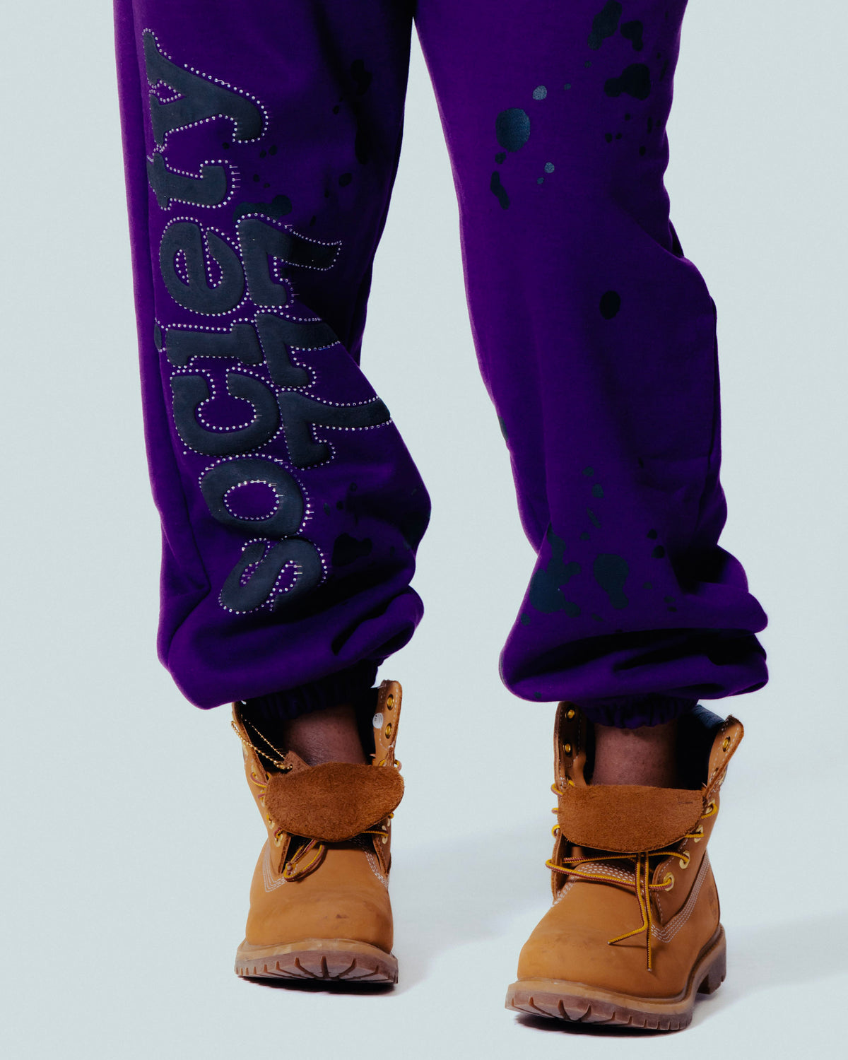 777 Rhinestone Pants