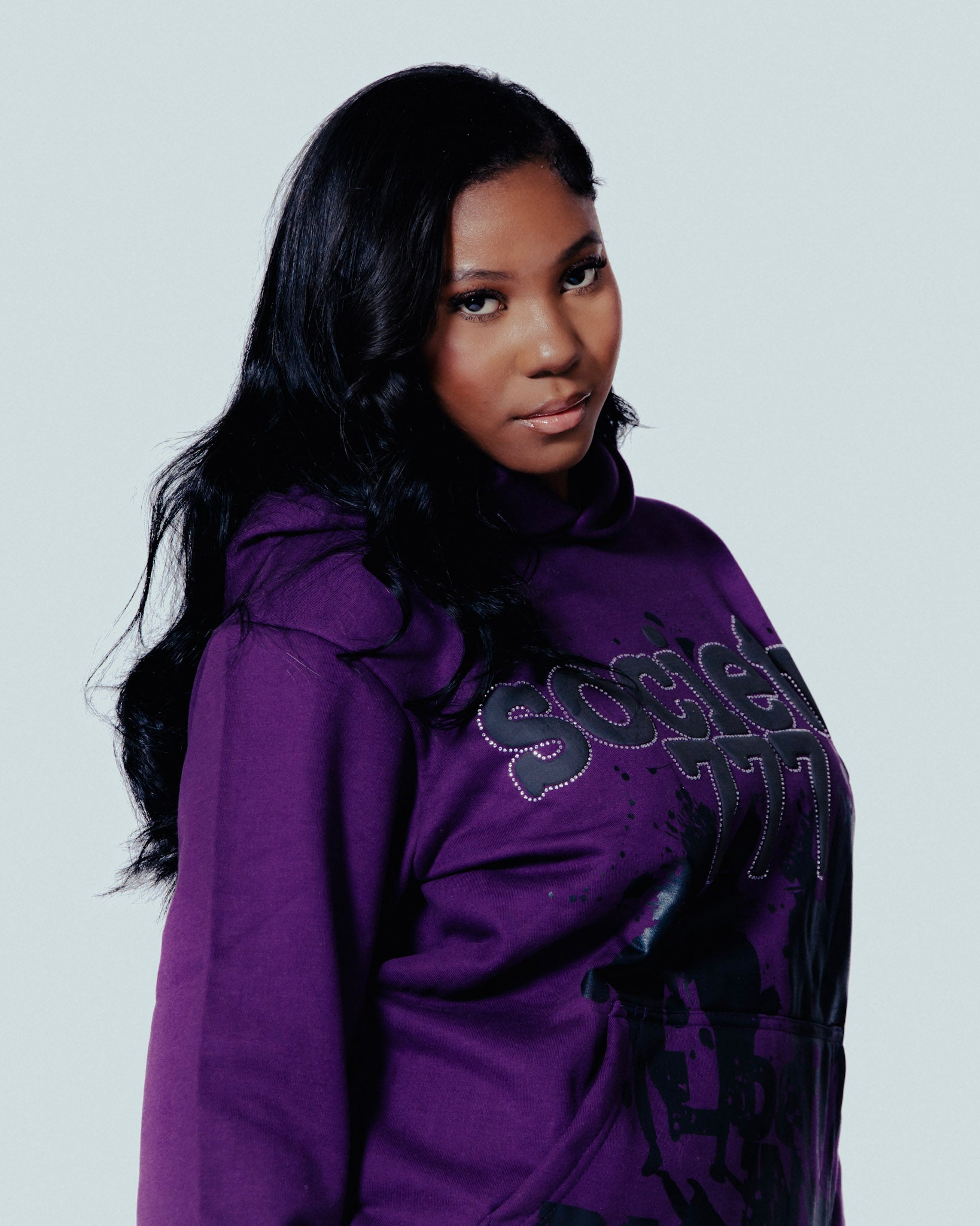 777 Rhinestone Hoodie